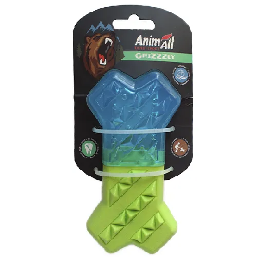 AnimAll GrizZzly іграшка для собак, кісточка охолоджуюча (розмір: 13,5х7,4х3,8 см)