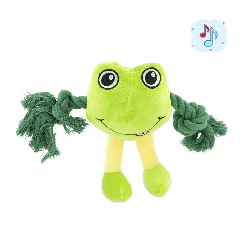AnimAll GrizZzly мягкая игрушка Лягушонок, для собак, 29×22×7 см