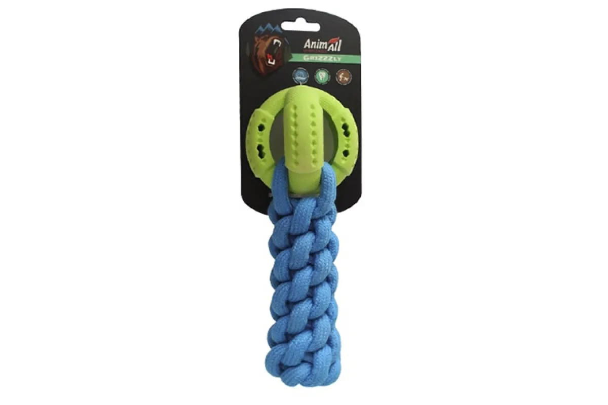 AnimAll GrizZzly игрушка для собак, Кроссфит с мячом, 24×10×6 см