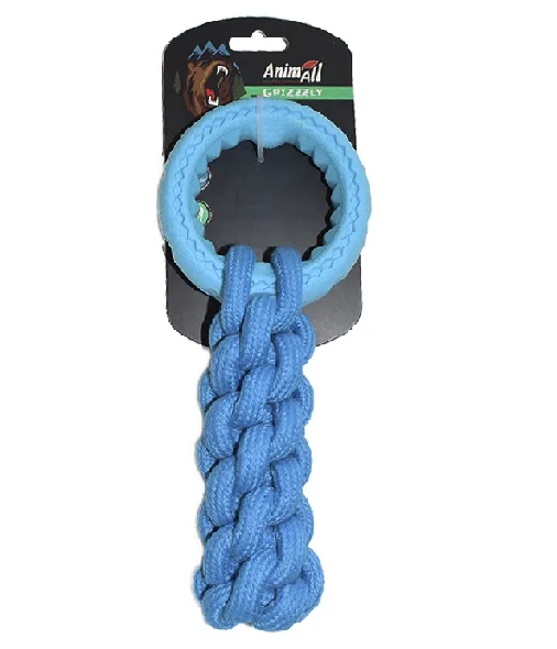 AnimAll GrizZzly игрушка для собак, Кроссфит с кольцом, 24×10×6 см