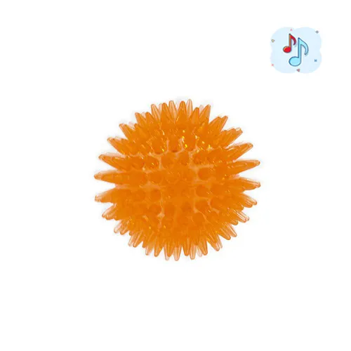 AnimAll GrizZzly игрушка Колючий мяч, для собак, оранжевая, 6.4 см