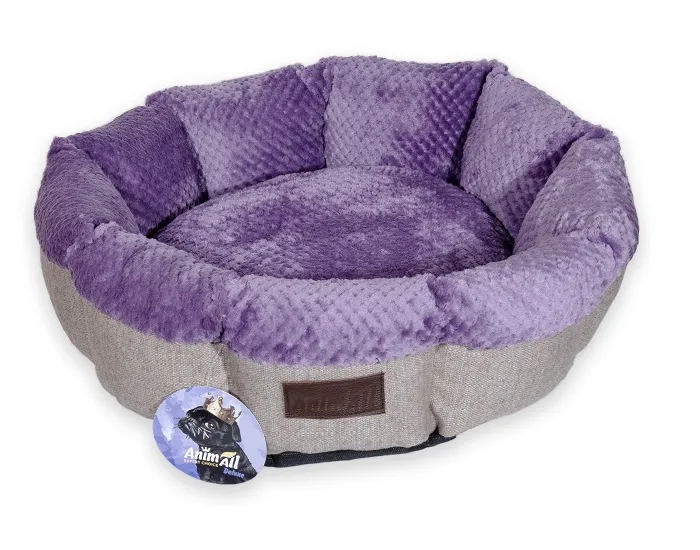 AnimAll Mary S Lavander лежак для собак, лавандовый, 50×50×15 см