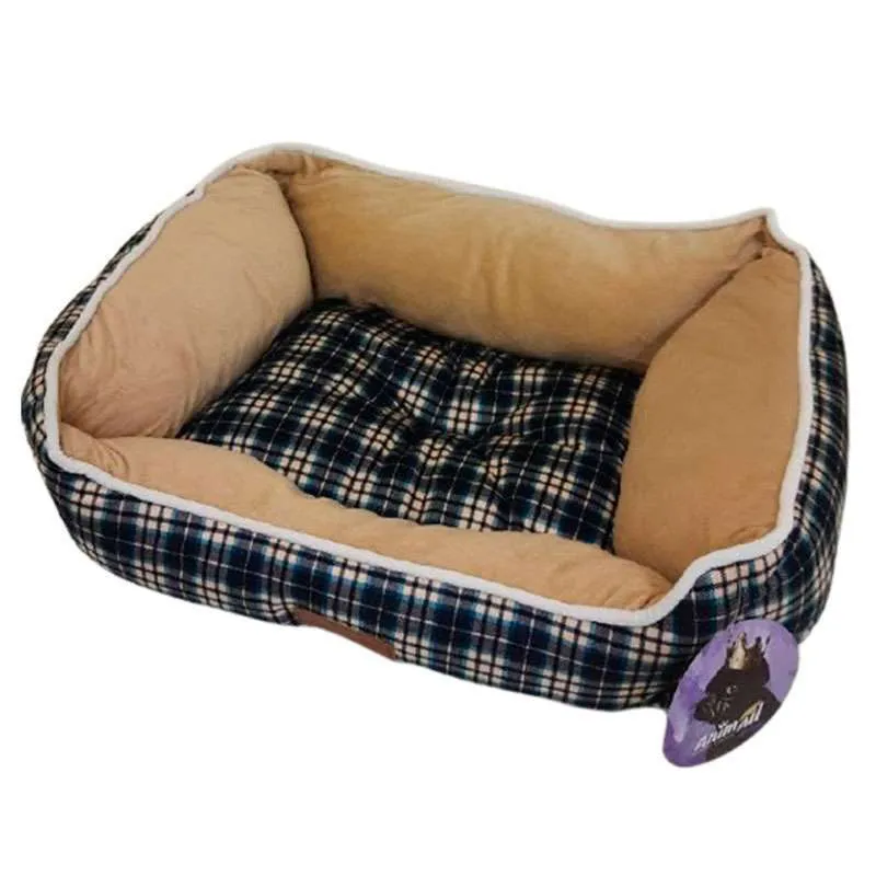 AnimAll Nena Soft M GREEN лежанка для собак и кошек, клетка, 55×43×17 см