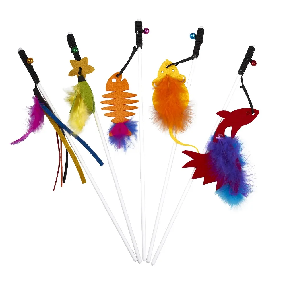 AnimAll Набор игрушек удочек для кошек