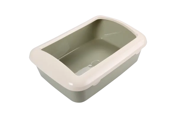 AnimAll туалет для кошек под наполнитель 41х30х14см, Р 547-А оливковый