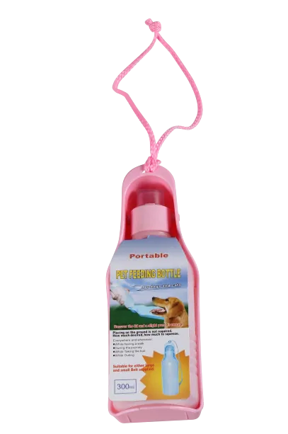 AnimAll поилка дорожная S 300мл, Р 649 розовая