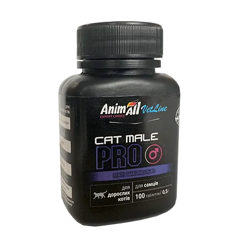 AnimAll VetLine CAT MALE PRO витамины для взрослых кошек 0.5 г × 100 табл