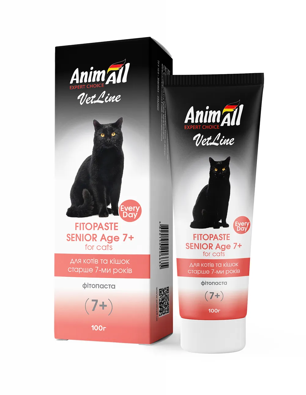 AnimAll VetLine Senior Age 7+ фитопаста для кошек старше 7 лет, 100 г