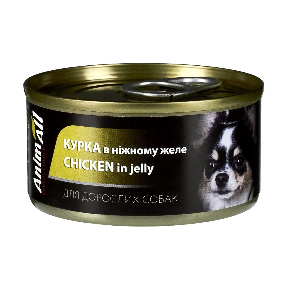AnimAll влажный корм для собак Курица в нежном желе - 85 г