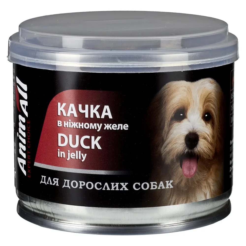 AnimAll влажный корм для собак Утка в нежном желе – 195 г