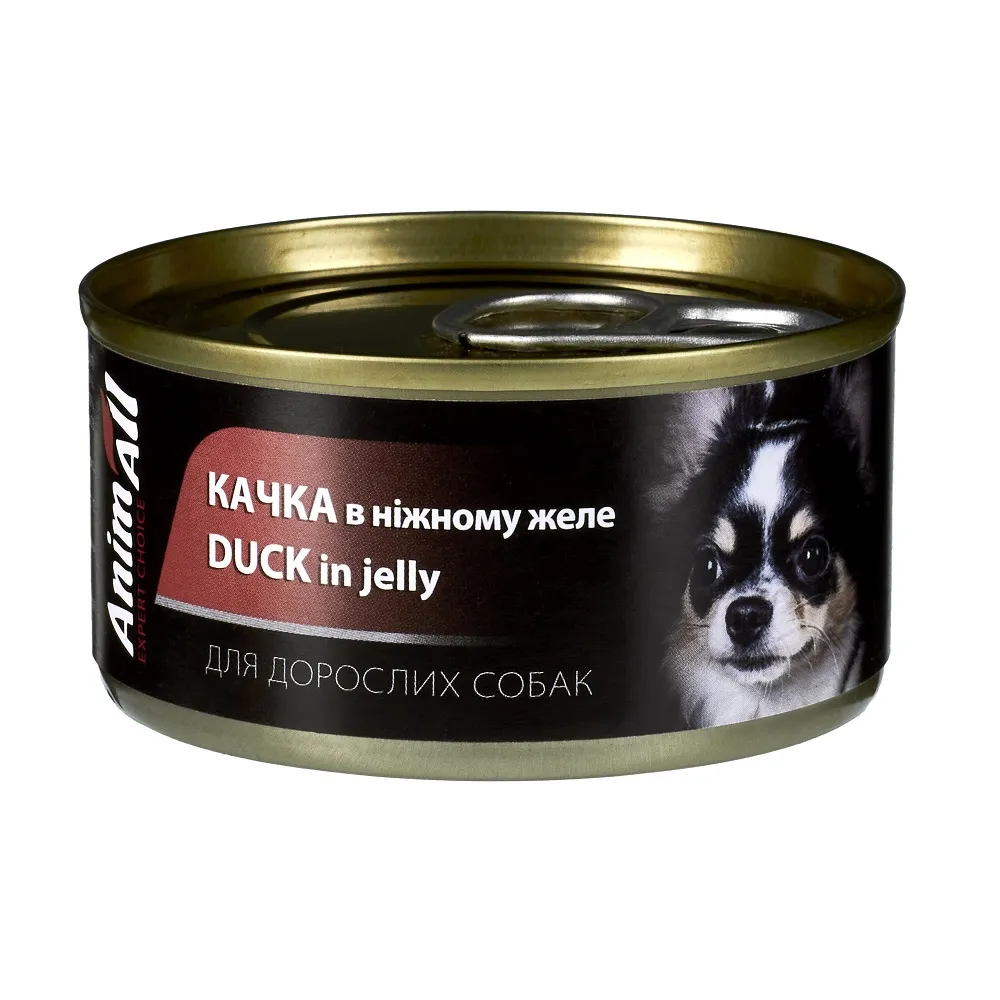 AnimAll влажный корм для собак Утка в нежном желе – 85 г