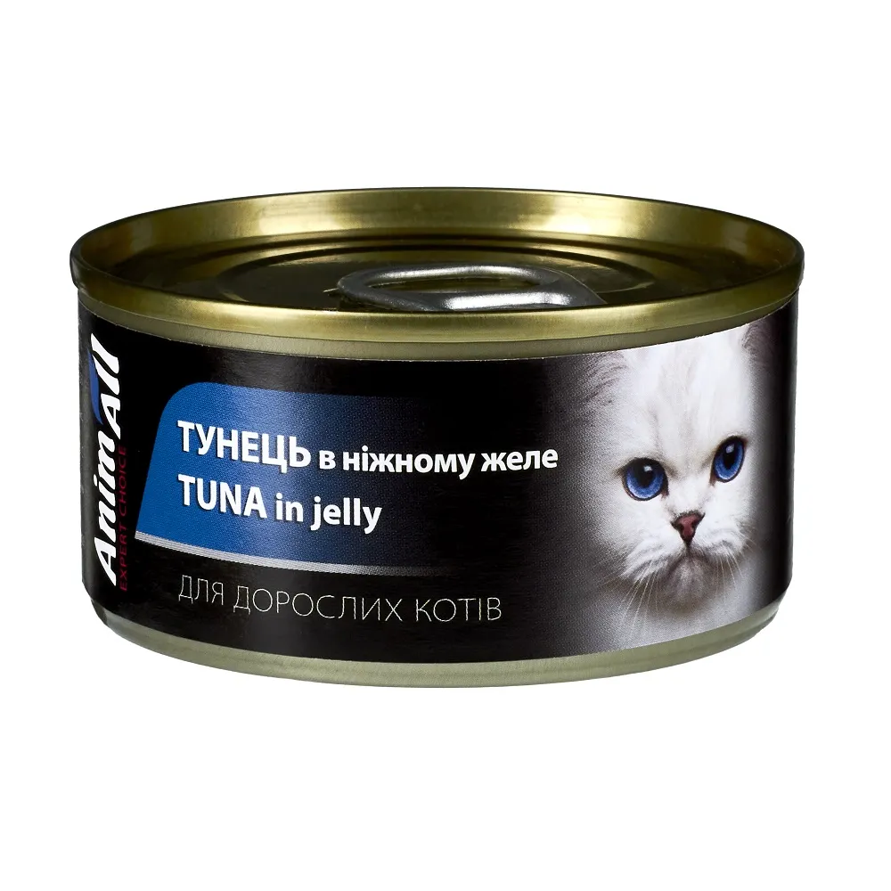 AnimAll влажный корм для кошек Тунец в нежном желе - 85 г