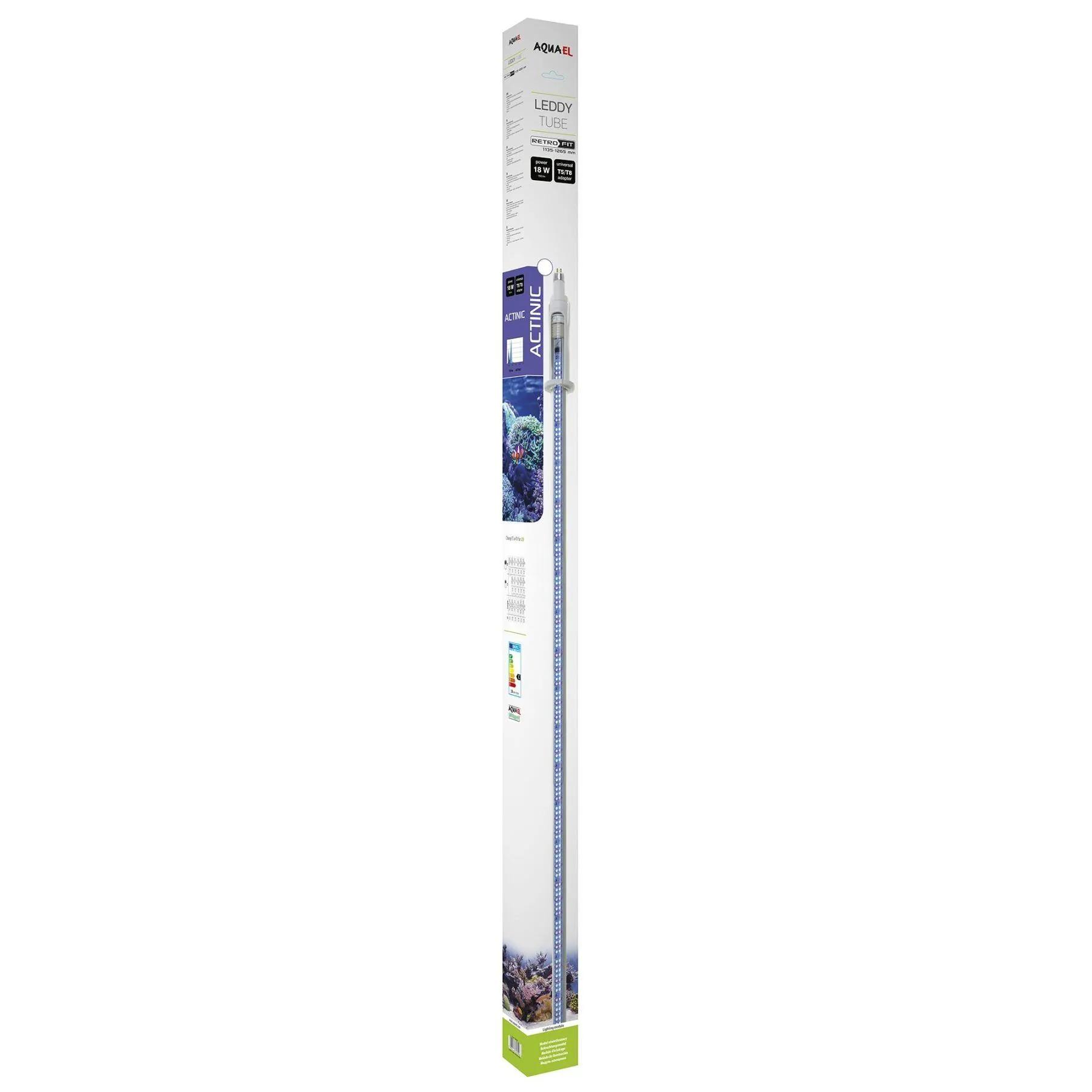 Aquael Retrofit LED Actinic модуль осветительный для аквариума, 18 Вт 155-120 см
