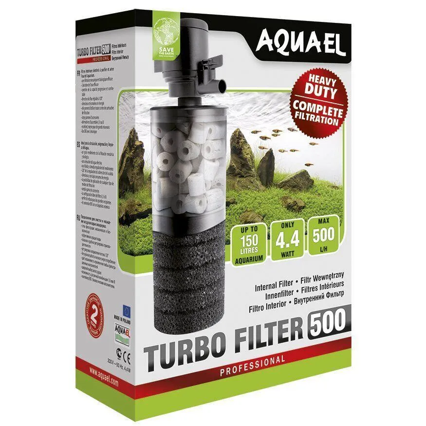 Aquael Turbo Filter 500 Внутренний фильтр для аквариума до 150 л