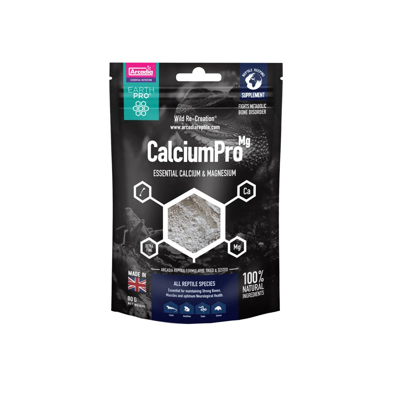 ARCADIA EARTH PRO CALCIUM PRO MG 80 г смесь кальция и магния