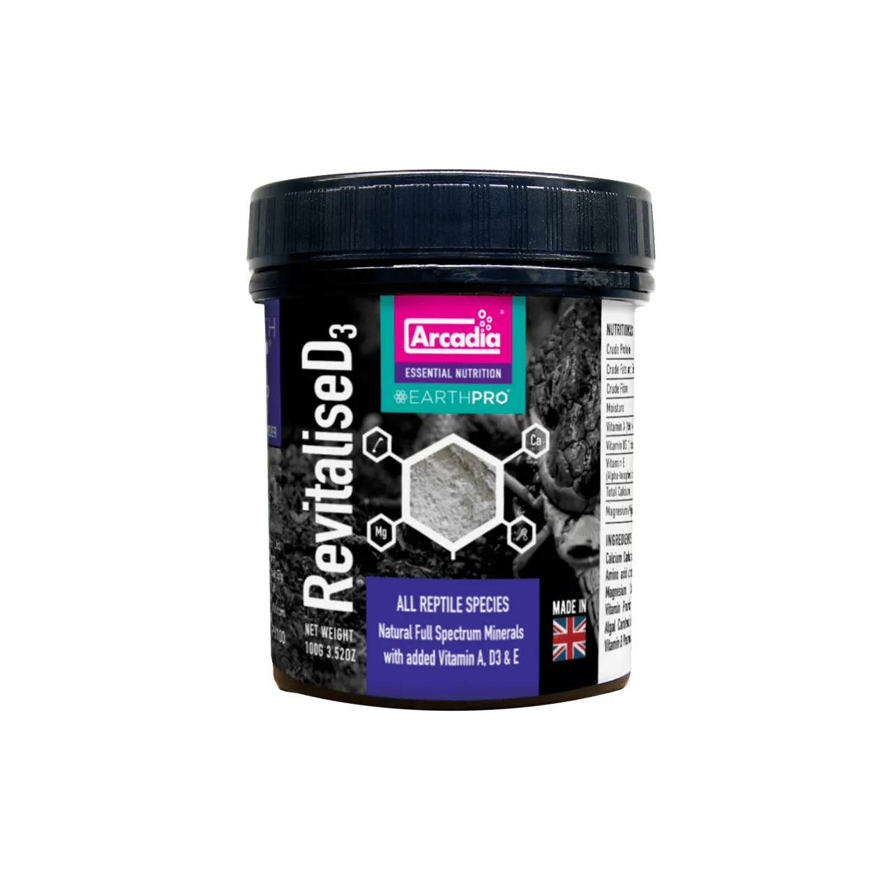 ARCADIA EARTHPRO REVITALISED3 100 г смесь минералов и витаминов для террариума