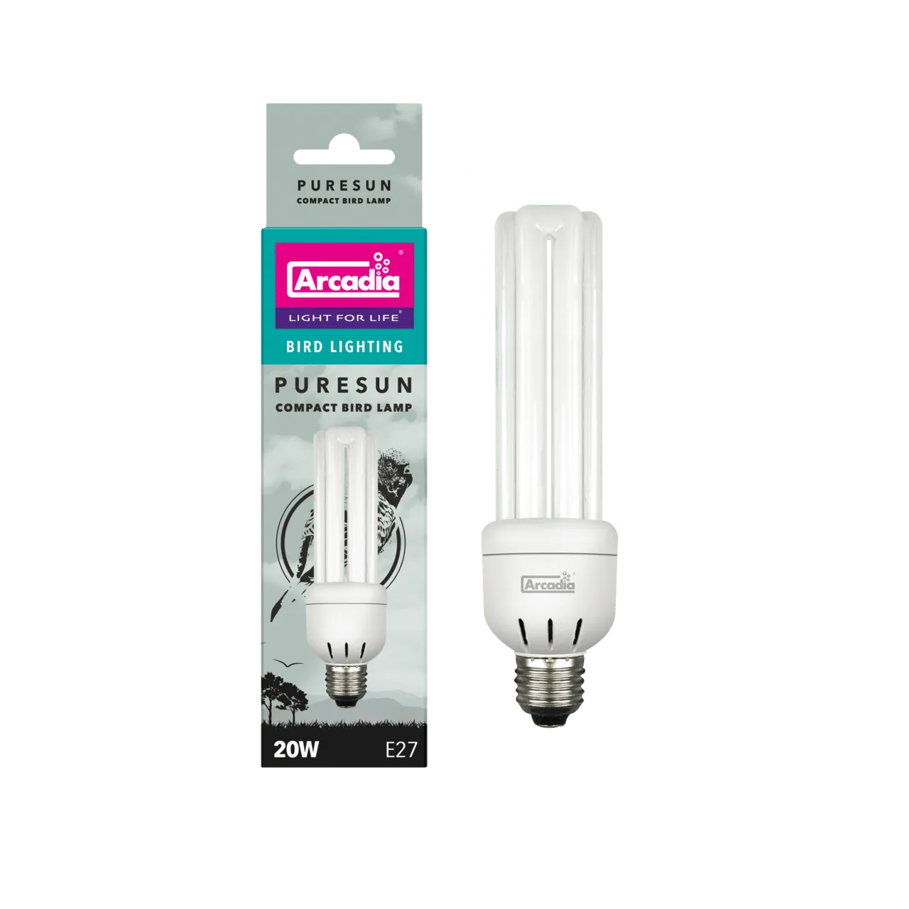 ARCADIA PURESUN COMPACT BULB 2.4% 20 W лампа для птиц