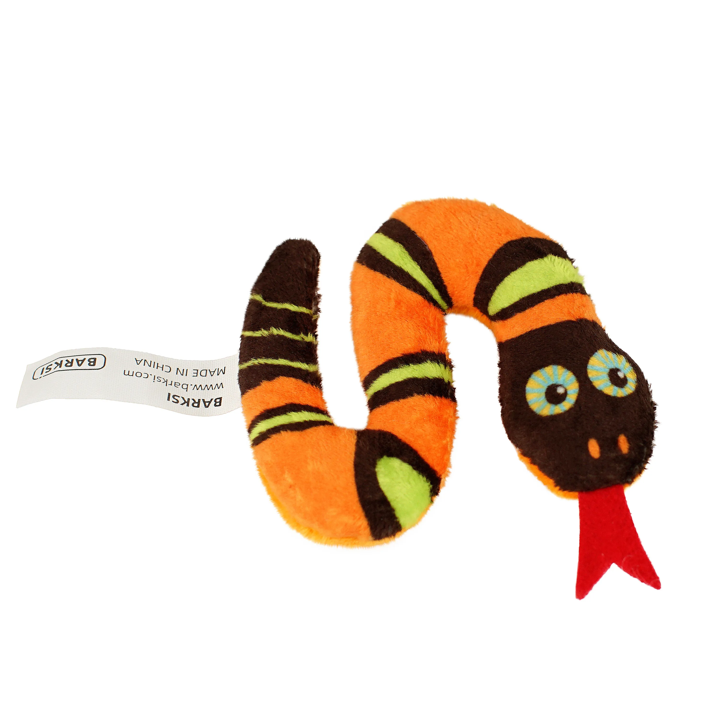 Barksi Catnip игрушка для кошек Змея с запахом кошачьей мяты 10 см