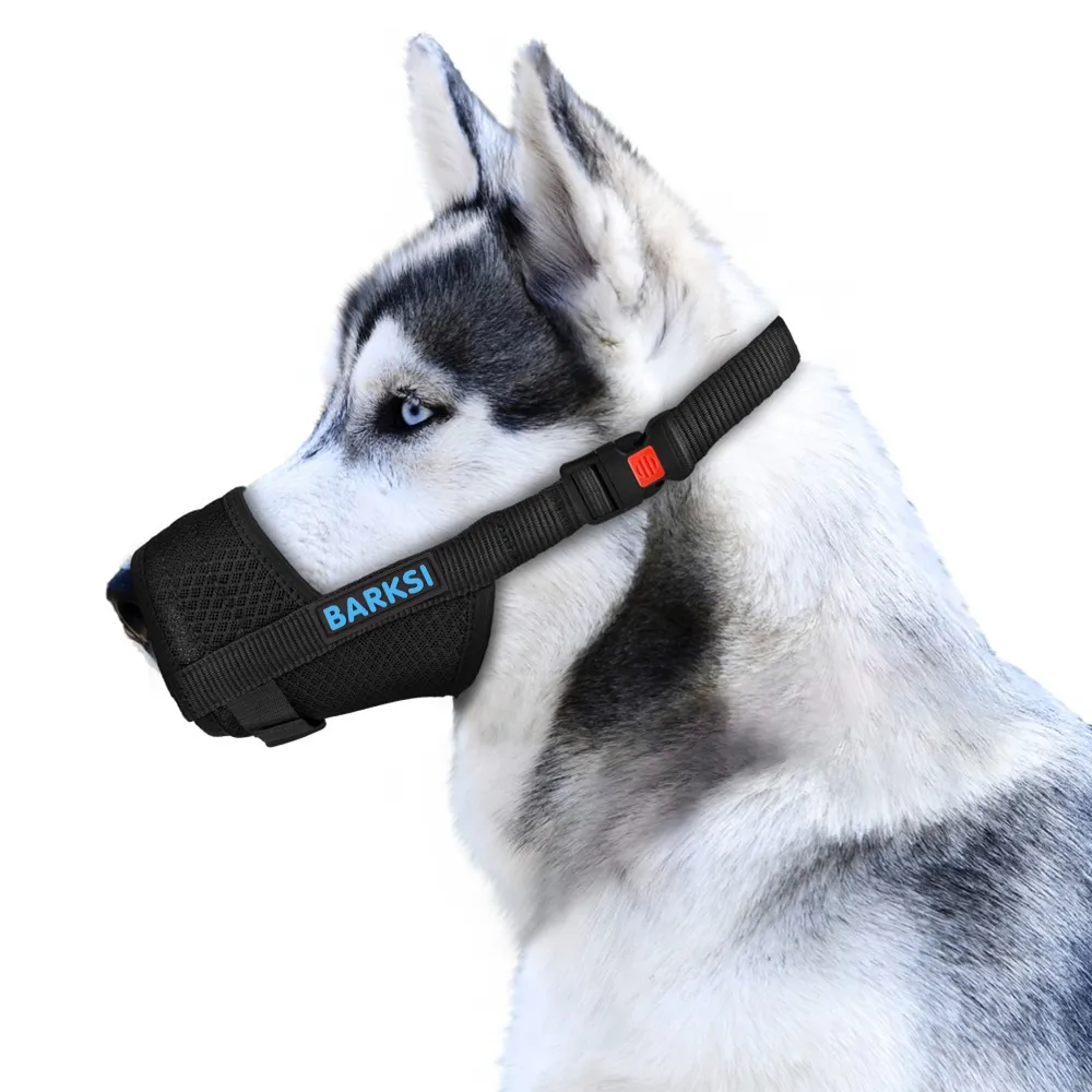 Barksi Намордник для собак дышащий регулируемый 3D сетка XL