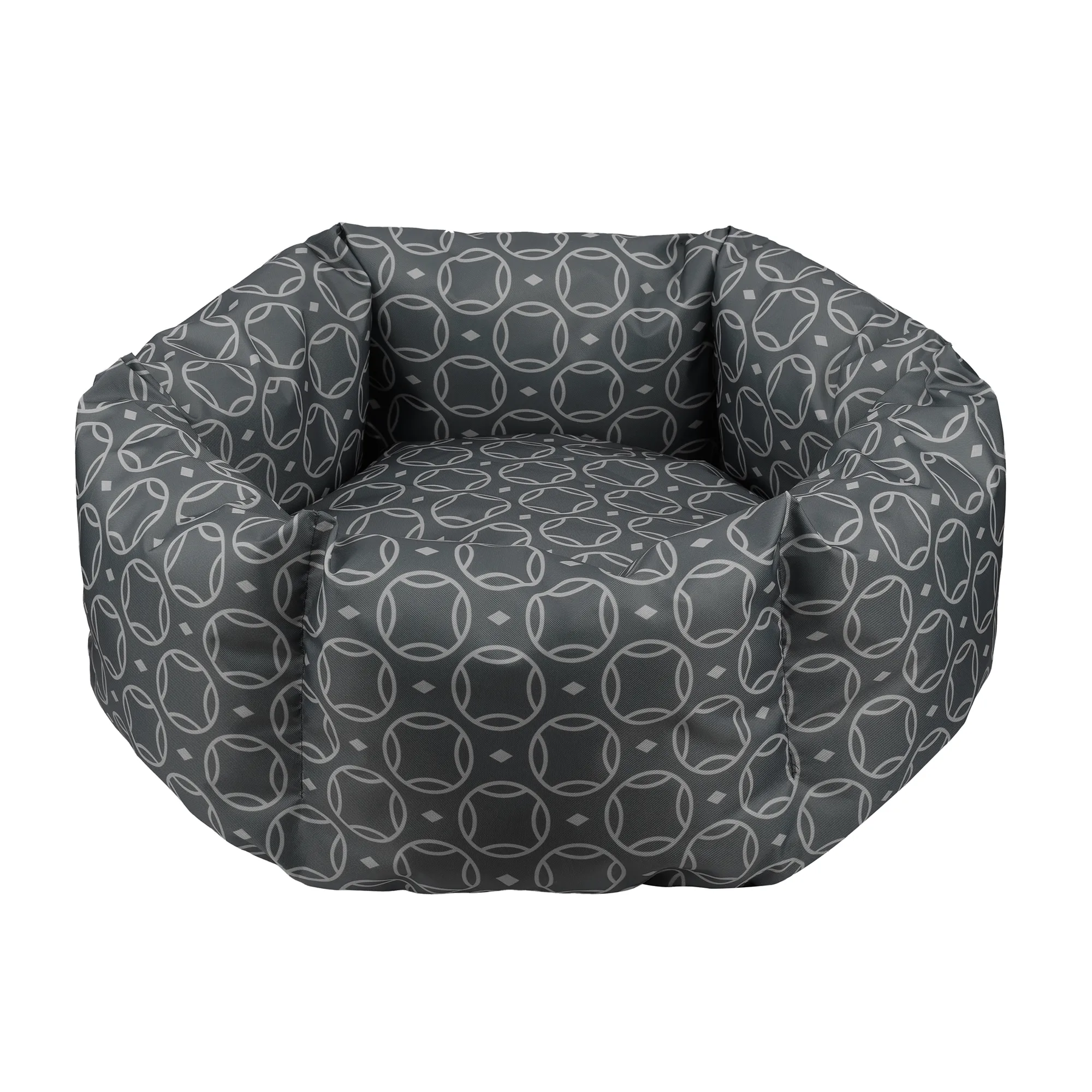Barksi Home Лежак для Животных Круглый Серый S