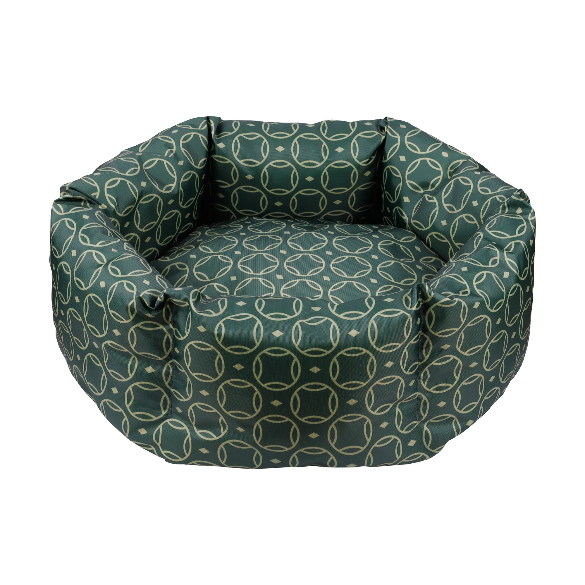 Barksi Home Лежак для Животных Круглый Зеленый S