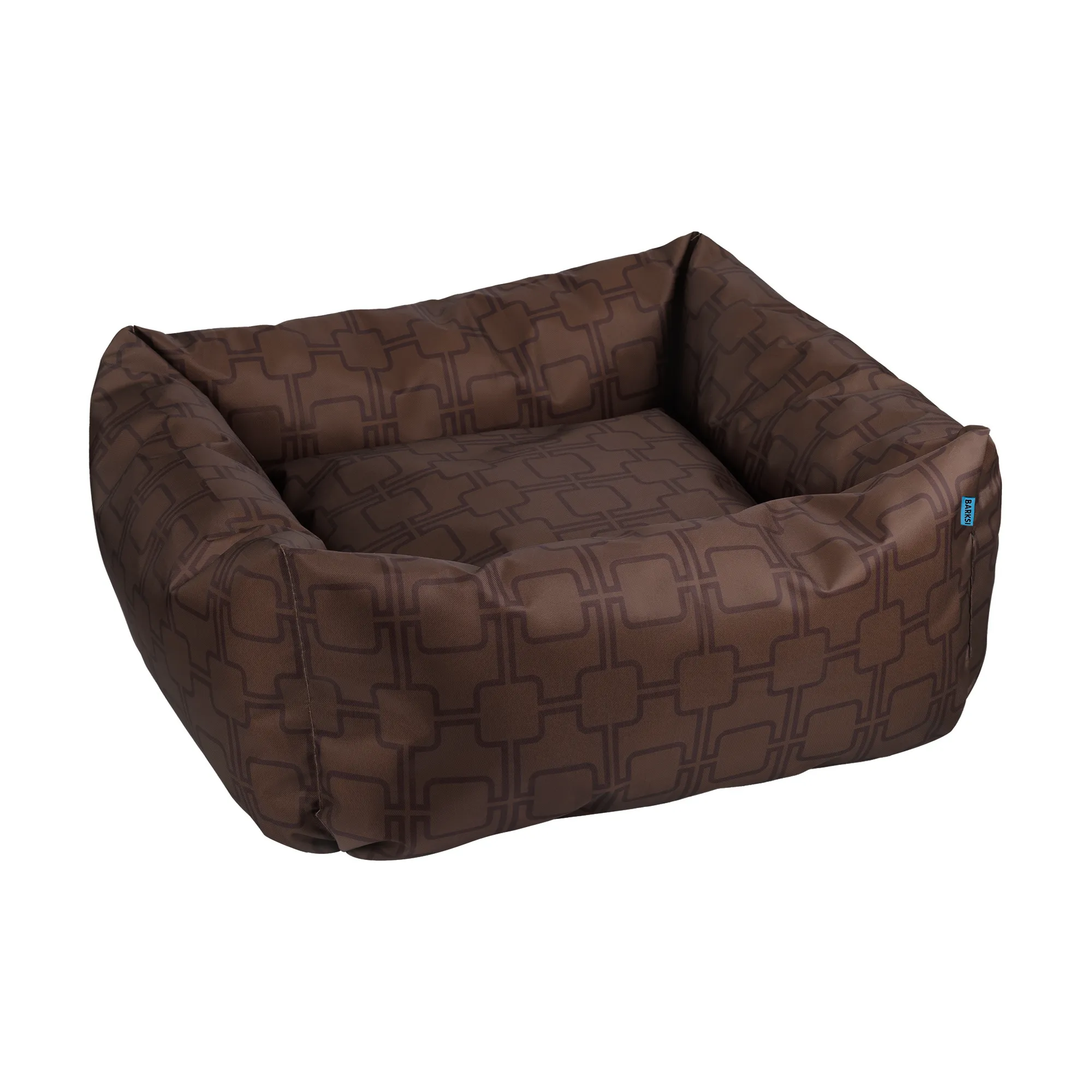 Barksi Home Лежак для Животных Квадратная Коричневая M