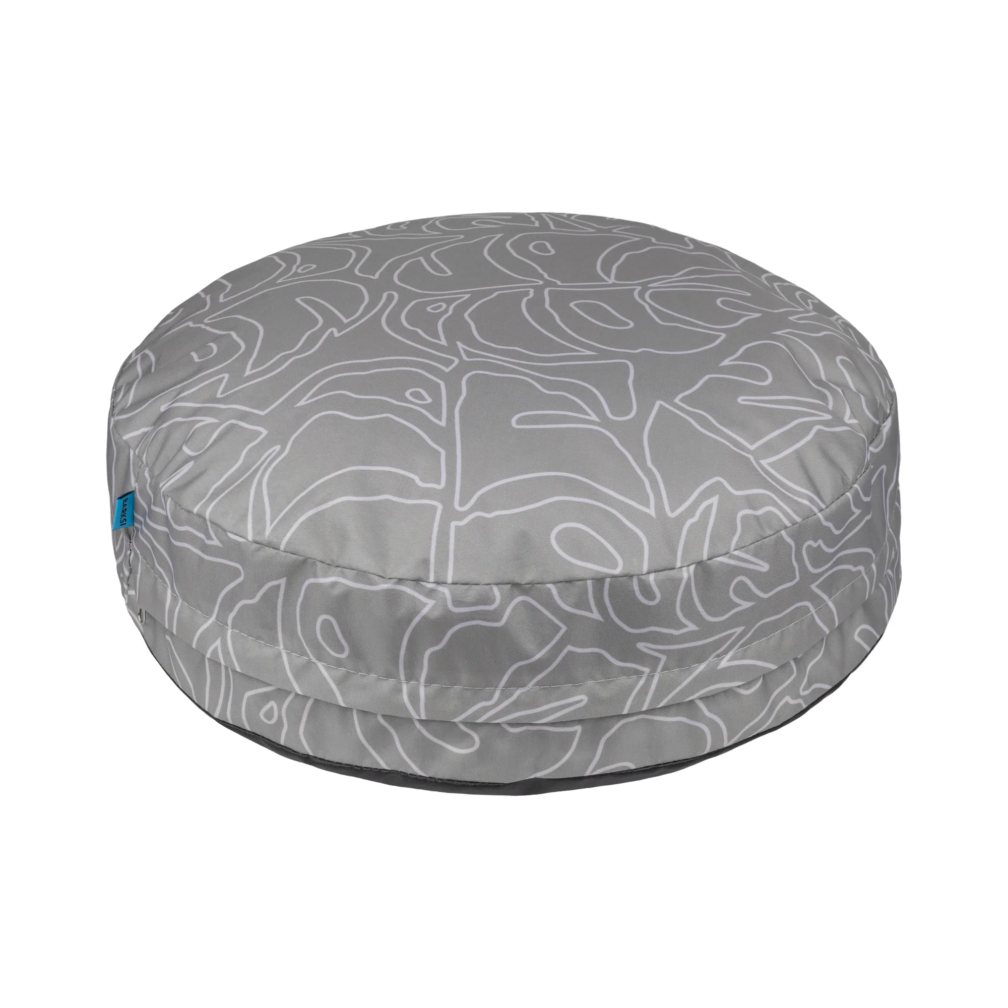 Barksi Home Матрас для Животных Круглый Листья Серый XL