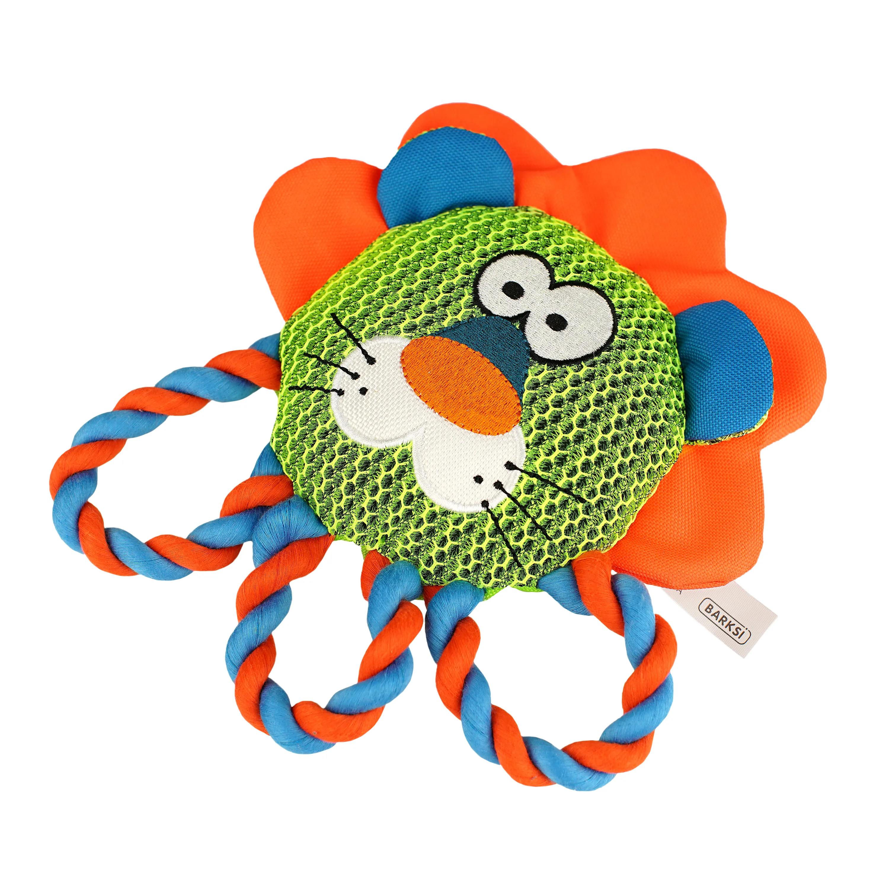 Barksi Strong Mesh игрушка для кошек и собак Лев с пищалкой 3-D сетка 22 см