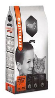 AMITY Sterilized Salmon для стерилизованных с лососем 10кг