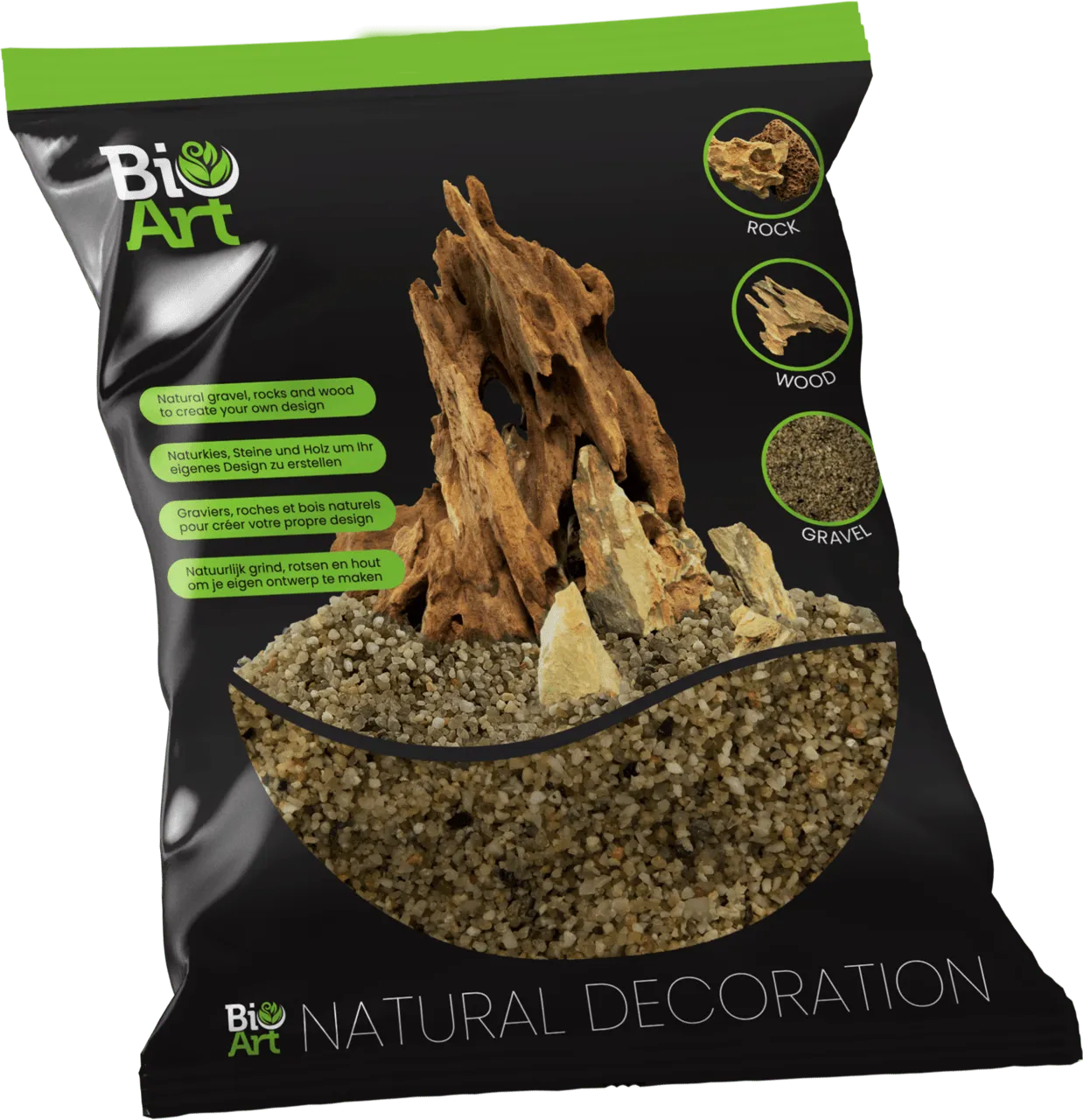 BioArt GRAVEL GEEL 800 г гравий для декорирования