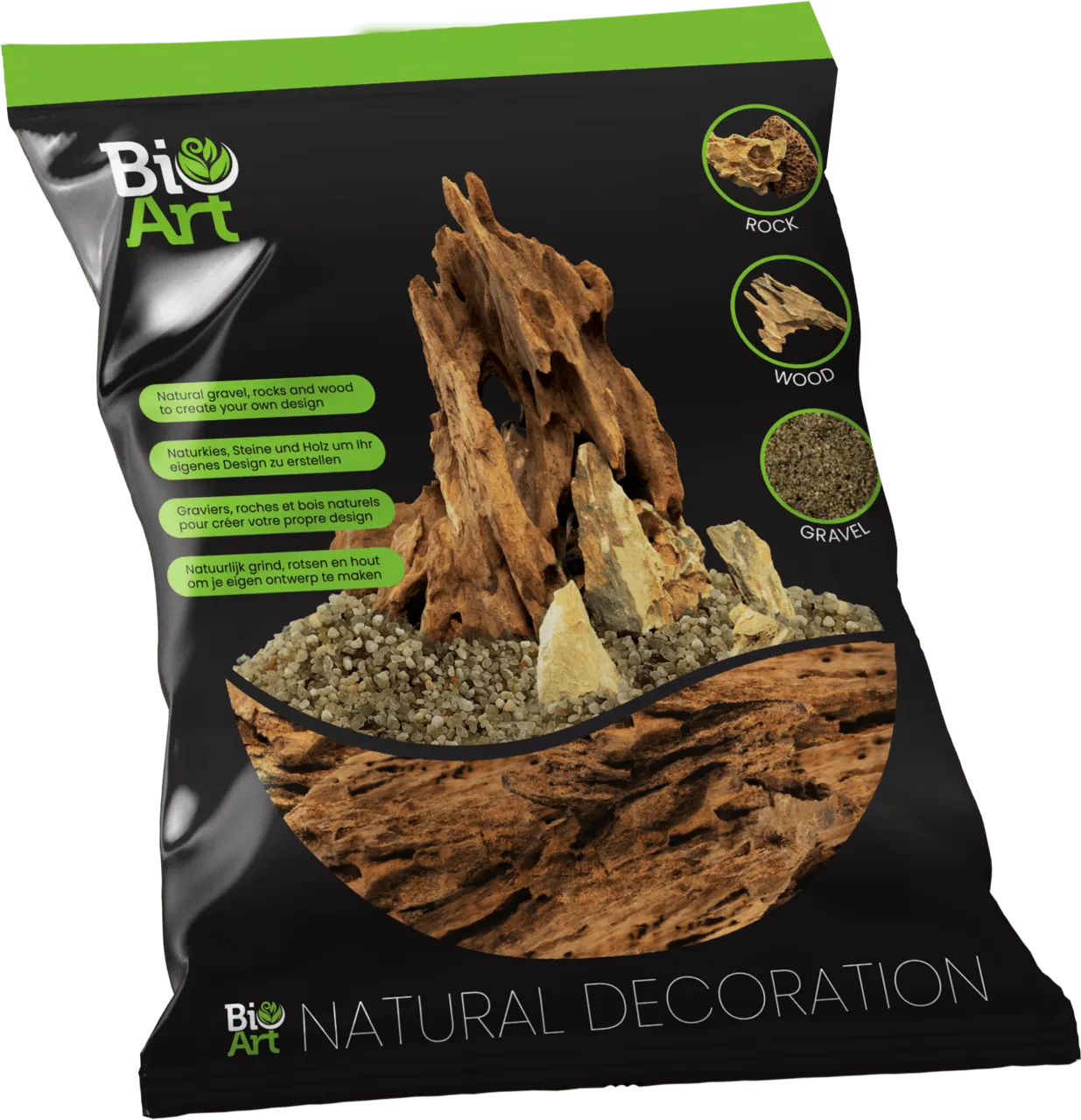 BioArt HONEYCOMB WOOD BAG 400 г дерево со структурой сотов