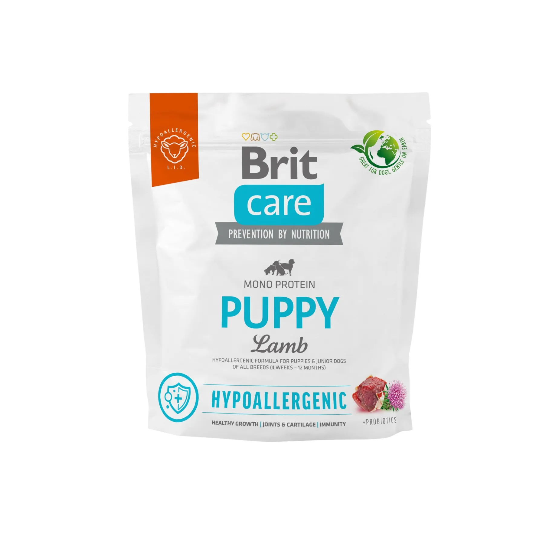 Brit Care Dog Hypoallergenic Puppy гипоаллергенный сухой корм с ягненком для щенков - 1 кг