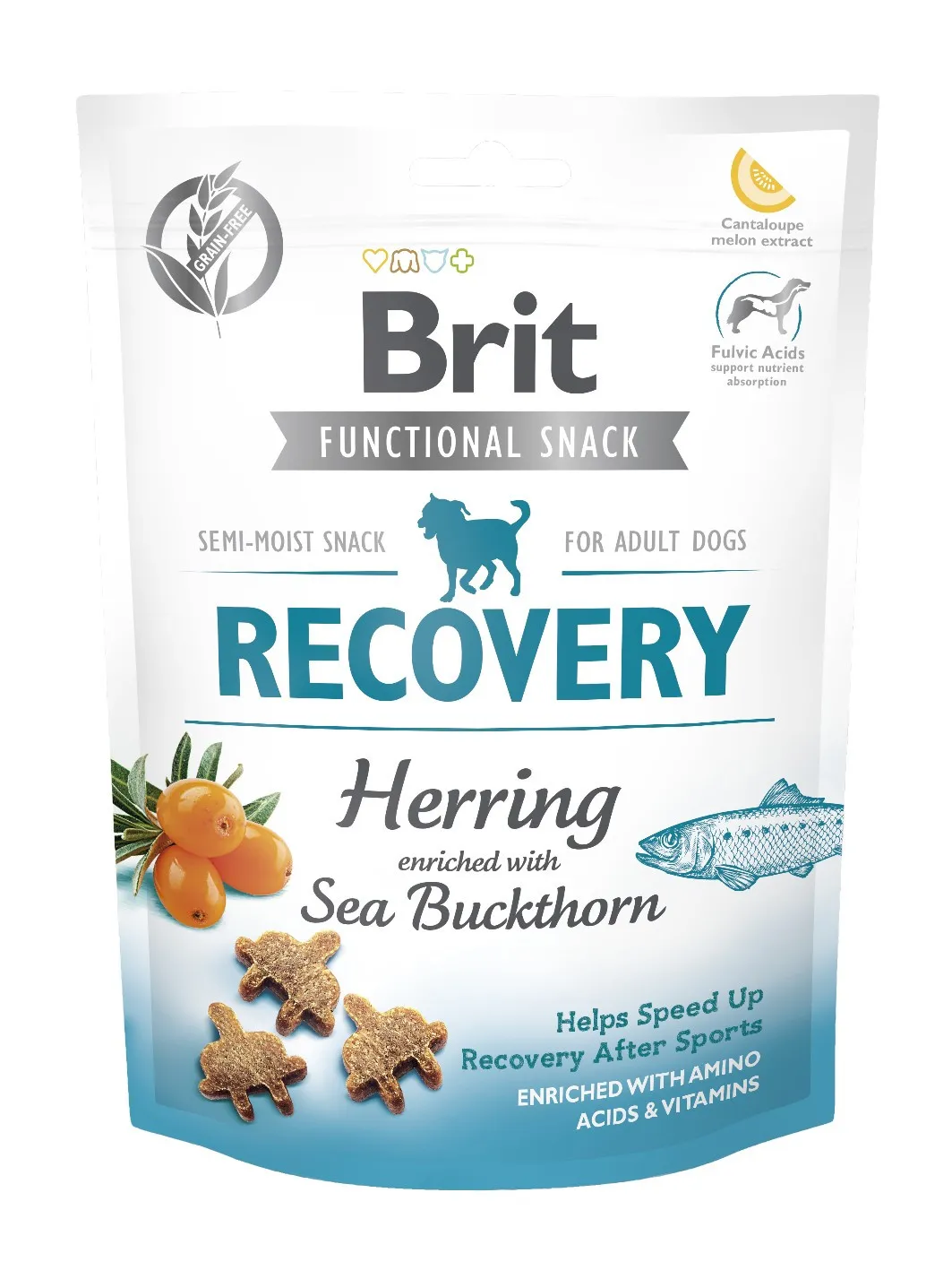Brit Functional Snack Recovery Herring функциональное лакомство для собак с сельдью - 150 г