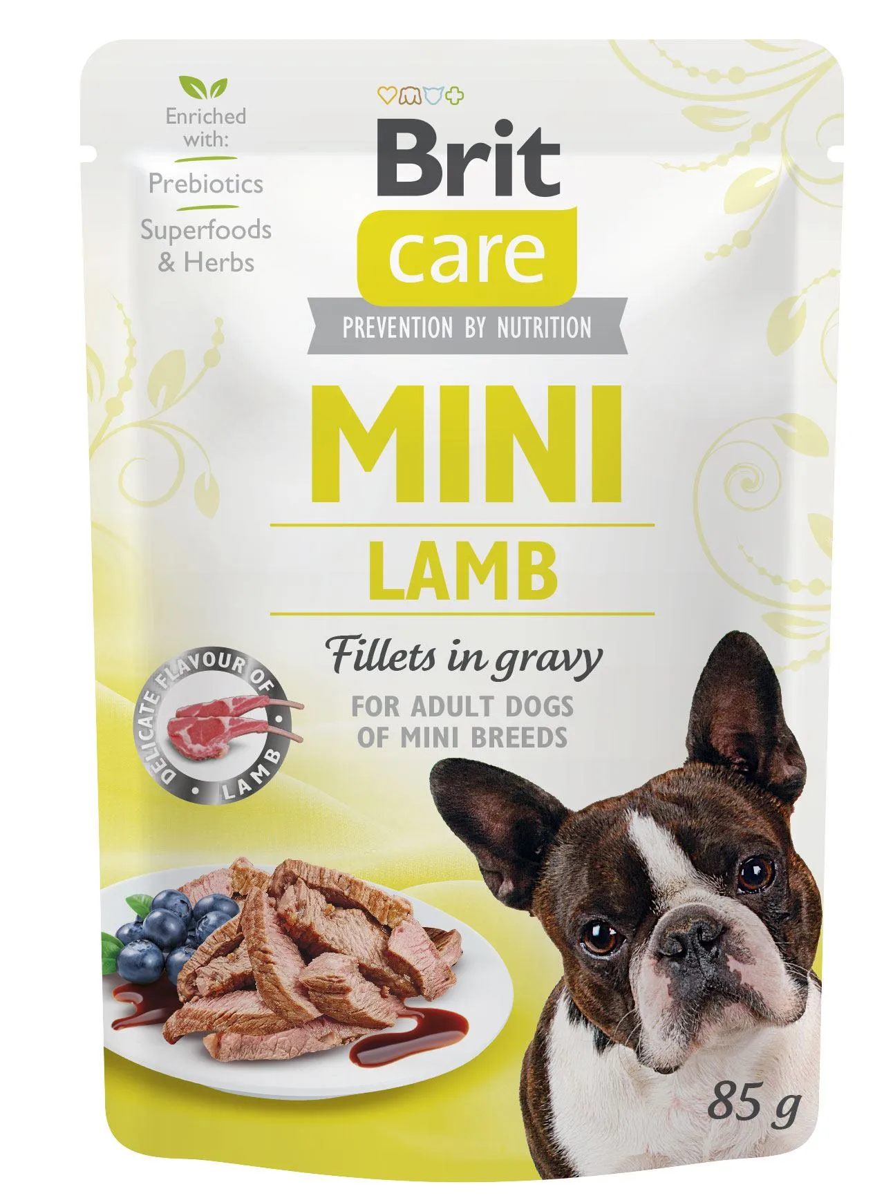 Brit Care Mini влажный корм для собак, из ягненка (филе в соусе) - 85 г