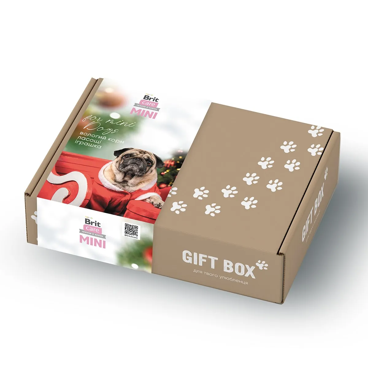 Brit Care Mini Small Breed Dog новогодний подарочный бокс для собак малых пород