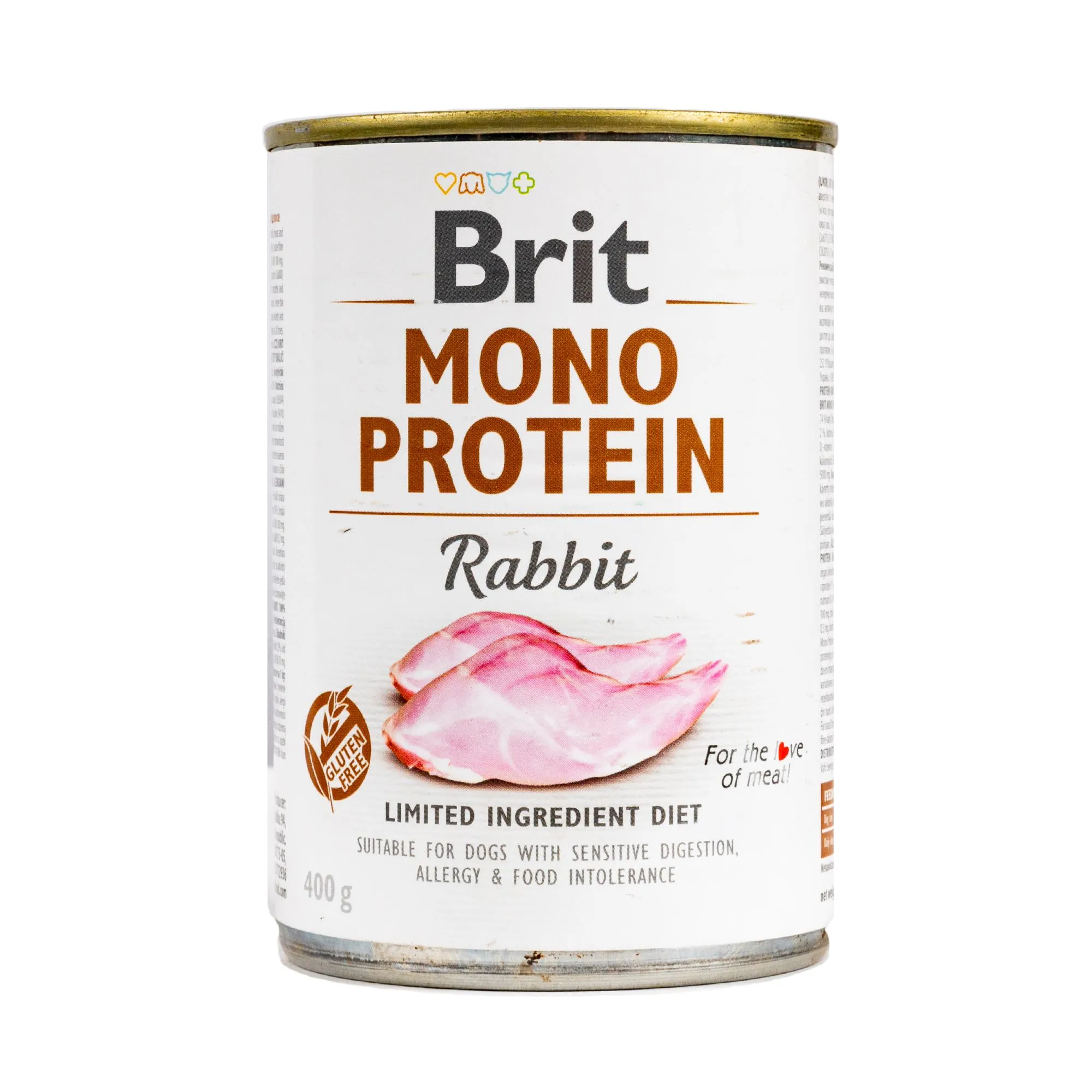 Brit Mono Protein Rabbit влажный корм для собак, с кроликом – 400 г