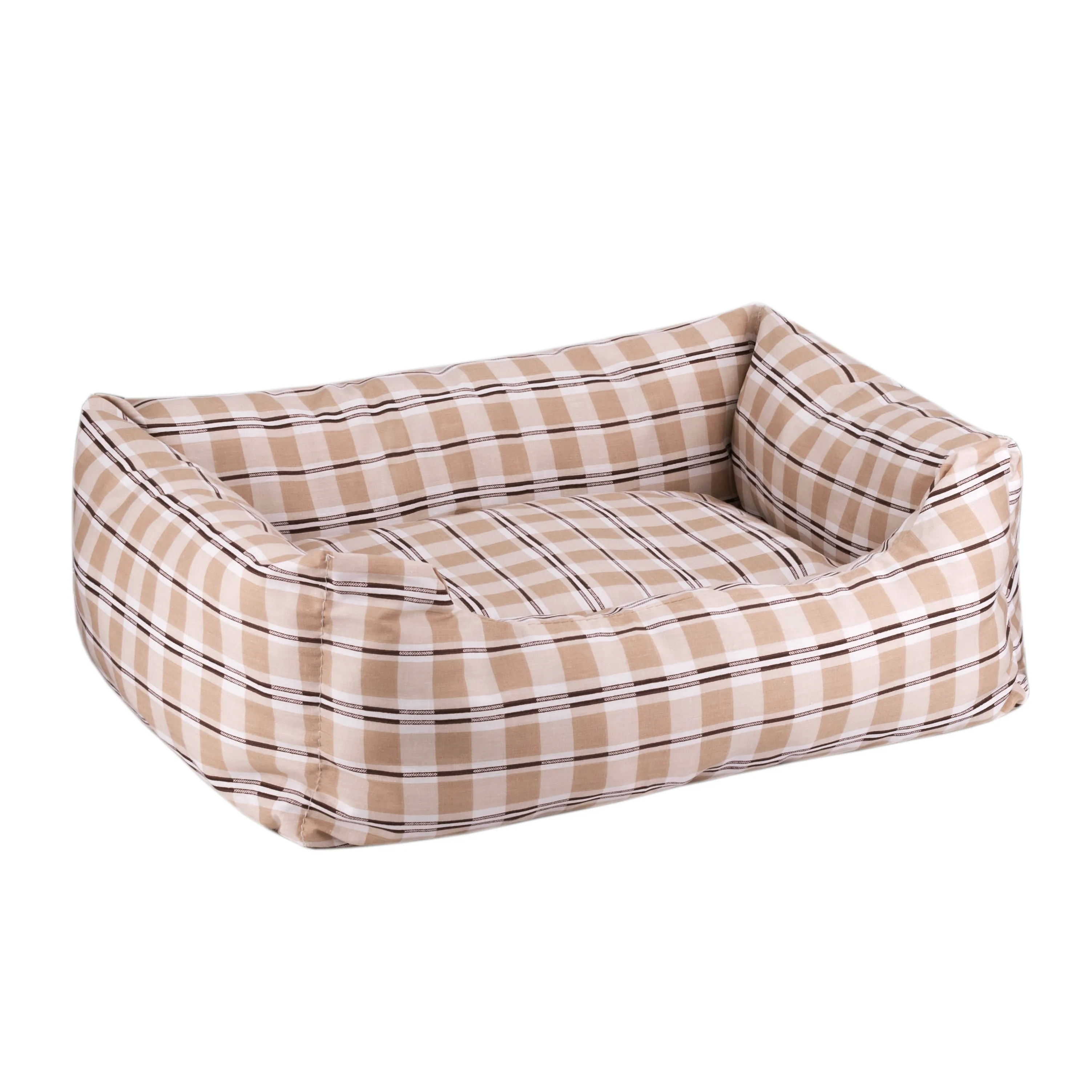 BronzeDog Comfort Лежак для Животных Прямоугольный Бежевый S