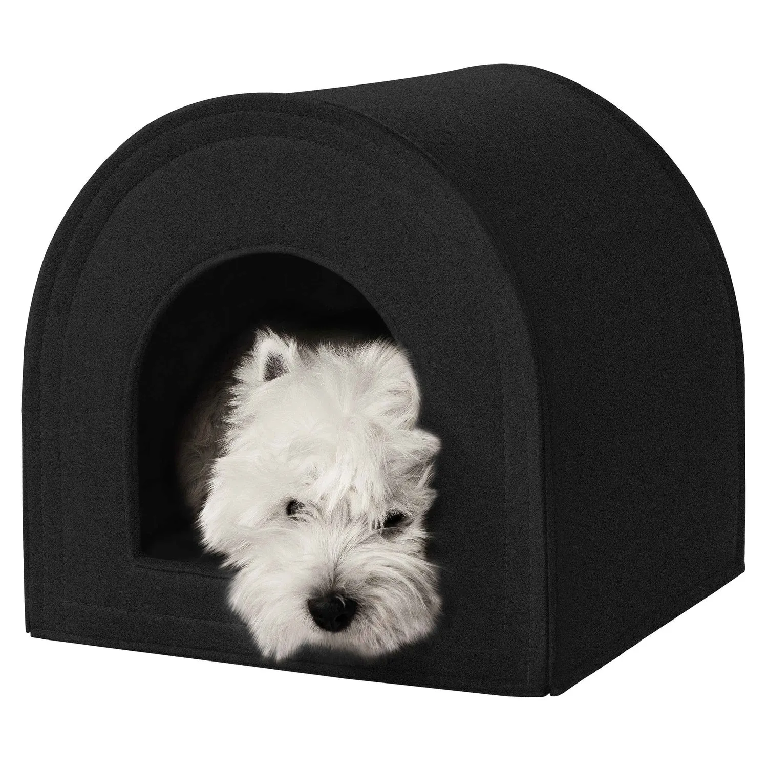 BronzeDog Домик для Животных Домик Черный L