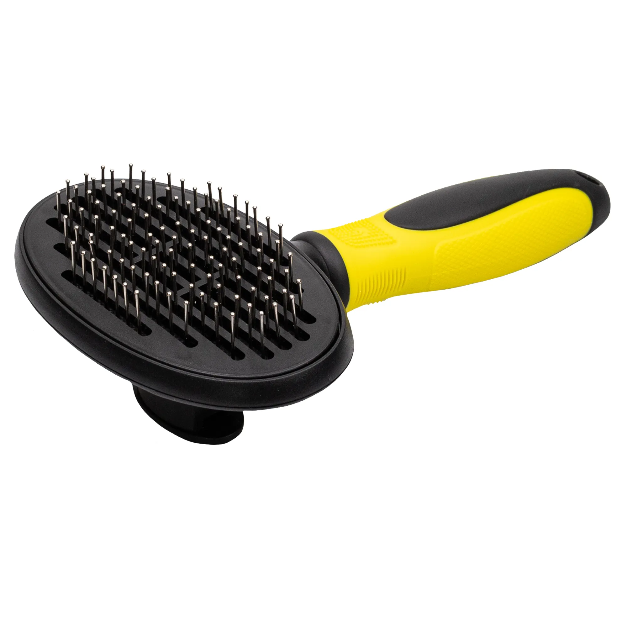 Bronzedog щетка-пуходерка овальная 19х12х6,2 см S