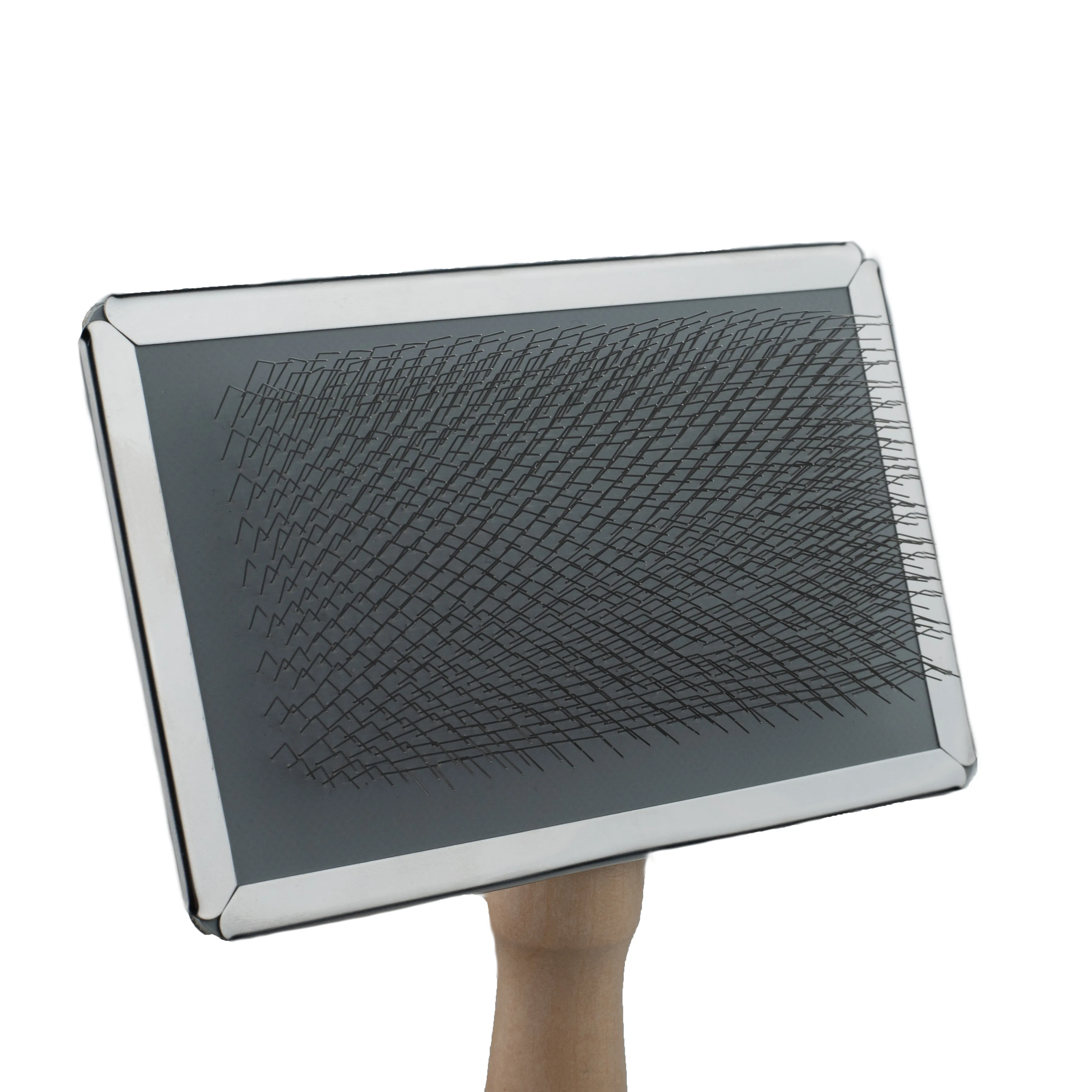 Bronzedog Пуходерка Щетка с Деревянной Ручкой 12х19 см XL