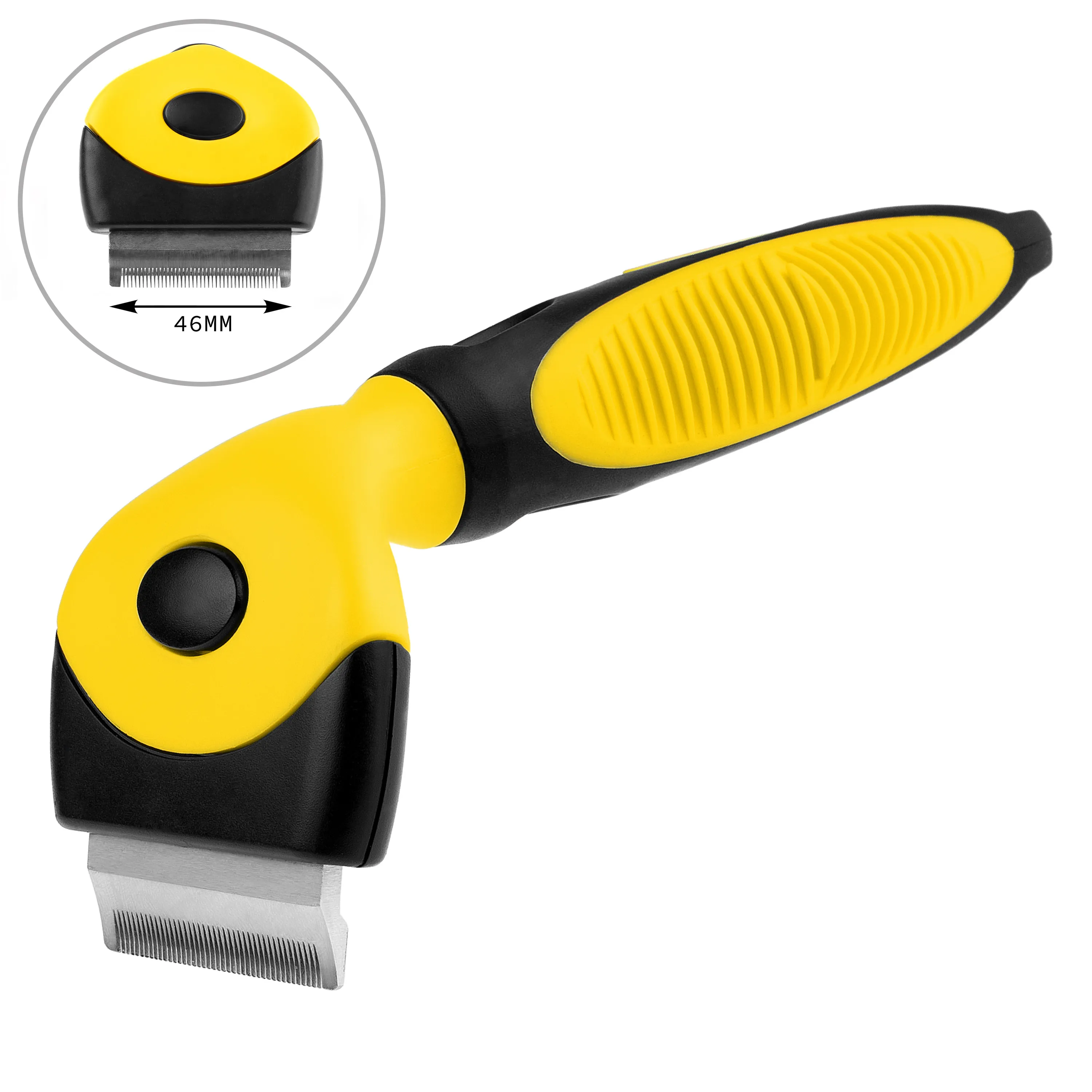 Bronzedog Расческа триммер для удаления подшерстка 16х4,6 см S