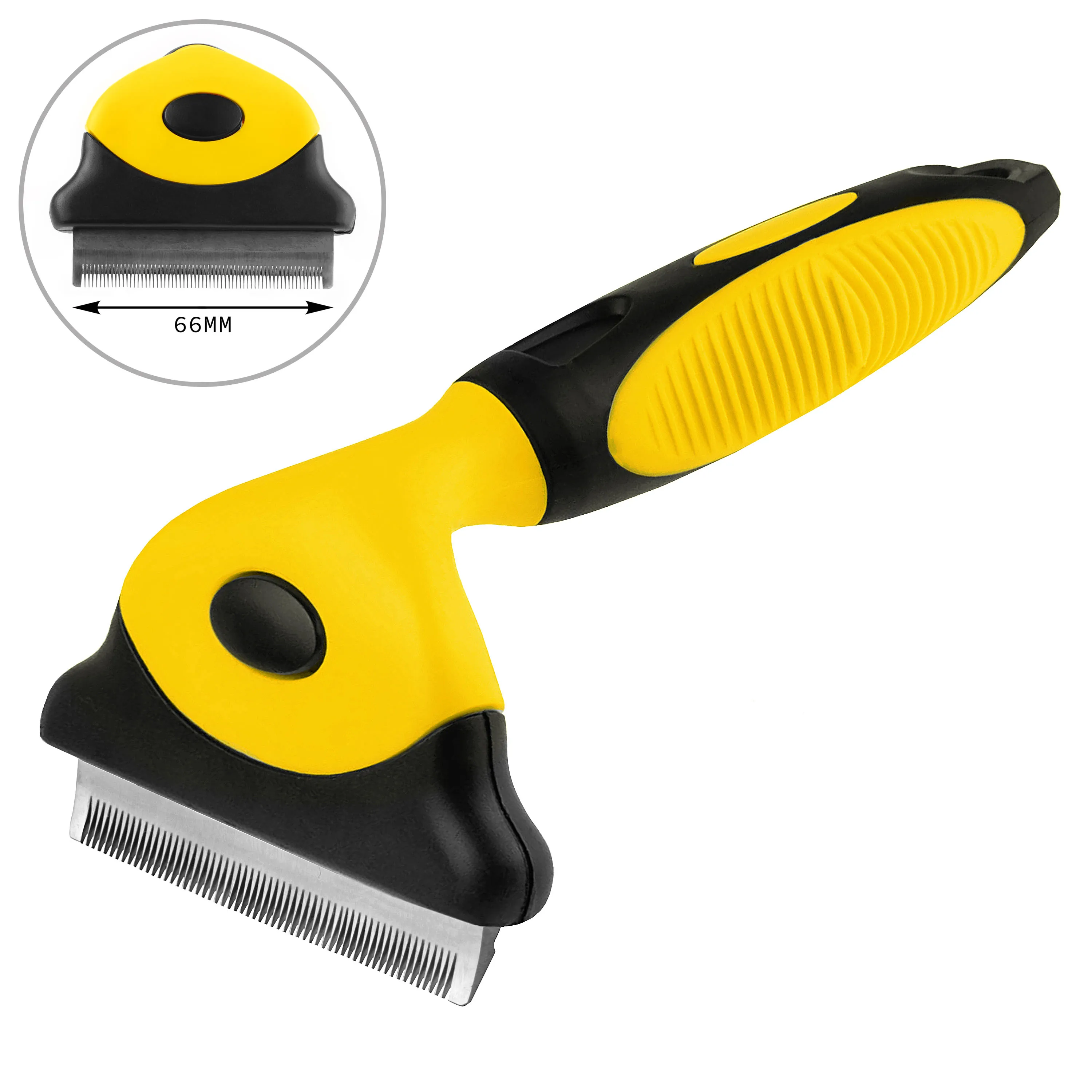 Bronzedog Расческа триммер для удаления подшерстка 16х6,6 см M