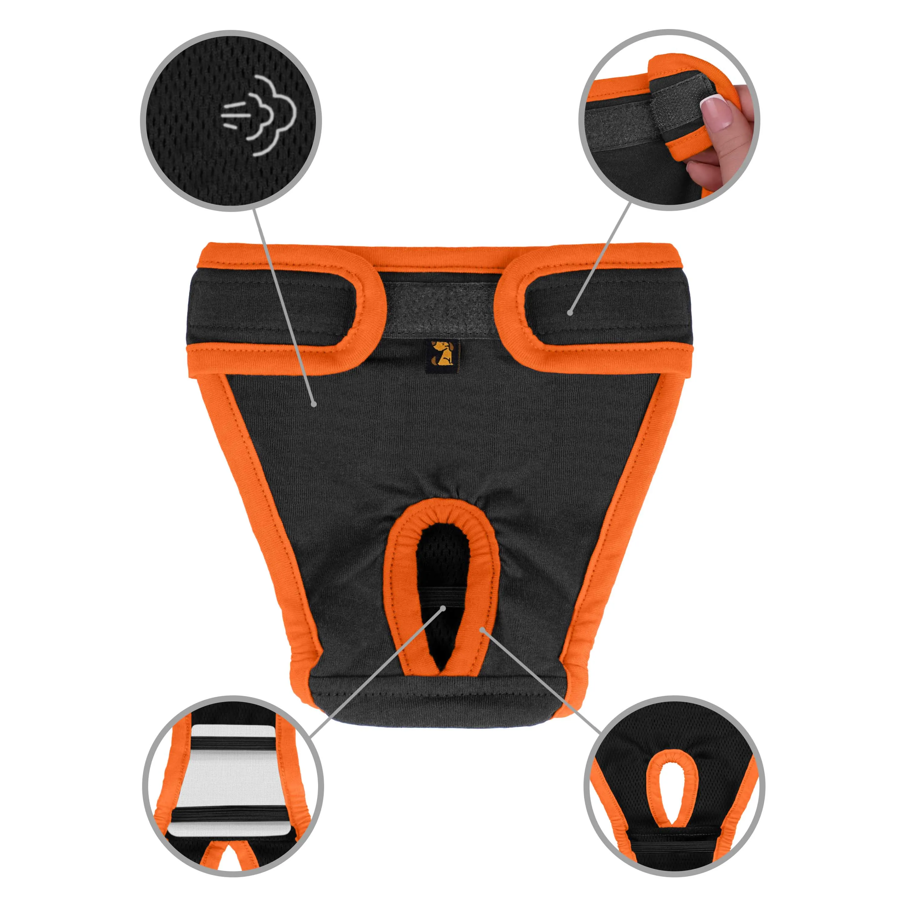 Bronzedog Трусы гигиенические регулируемые Трикотажные 2XL