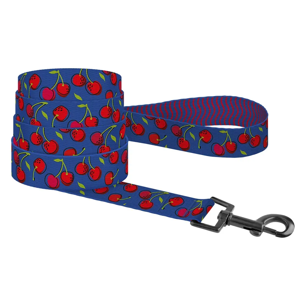 Bronzedog Urban Fruits нейлоновый поводок для собак "Вишня" (цвет: красный; размер: L; длина: 1,5 м)