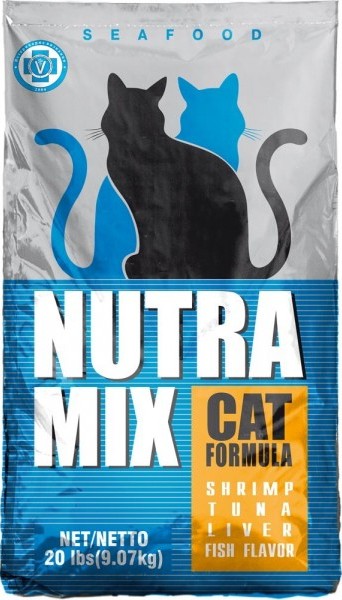 Nutra Mix Seafood корм с морепродуктами для кошек - 9,07 кг