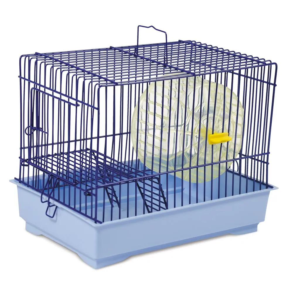 Priroda (Природа) Клетка «Давид-1» для грызунов 30х20х24 см (синяя/светло-голубая)