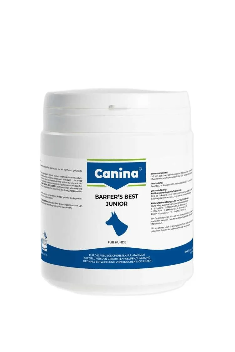 Canina Barfer Best Junior витаминно-минеральный комплекс для собак, кормящих натуральным кормом - 350 г