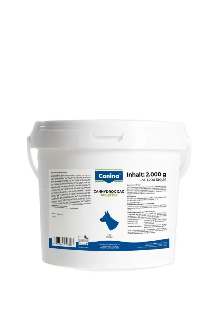 Canina Canhydrox GAG витамины для собак, при проблемах с суставами и мышцами (1200 табл) – 2 кг