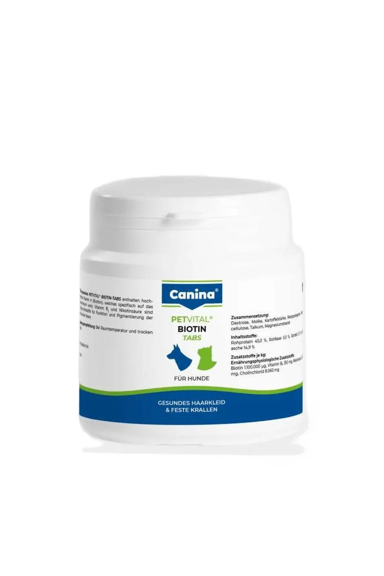 Canina Petvital Biotin-Tabs витамины для привередливых собак и кошек (50 табл) – 100 г