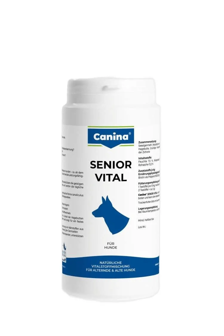 Canina Senior Vital витамины для пожилых собак, старше 7 лет - 250 г